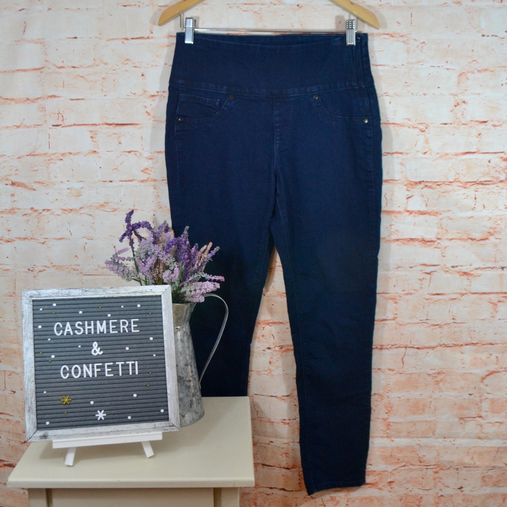 Spanx Pull Up Ankle Crop Jeans Medium 6 / 8 B3